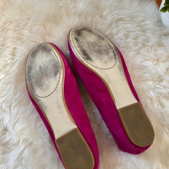 Nine West Fuchsia Loafer Flats - Picture 2 of 5